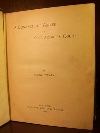 A Connecticut Yankee in King Arthur's Court, RARE half-title page