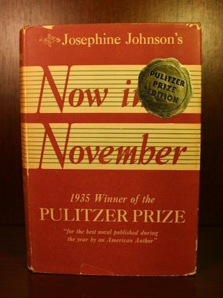Item #004164 Now In November SIGNED. Josephine Johnson