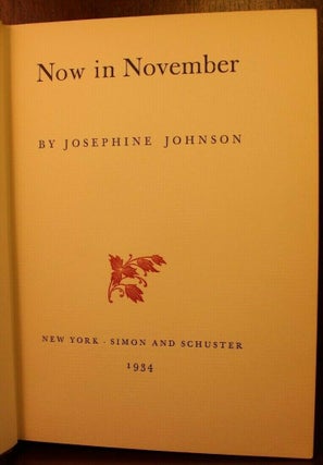 Now In November SIGNED