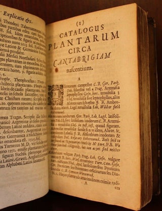 Catalogus plantarum circa Cantabrigiam nascentium