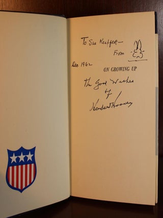 On Growing Up SIGNED