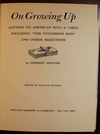 On Growing Up SIGNED