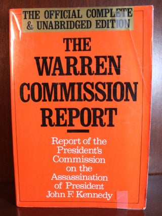 Item #3598 The Warren Commission Report on the Assassination of President John F. Kennedy. Gerald...