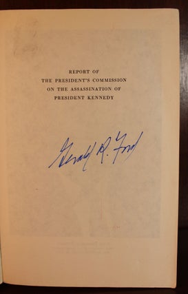The Warren Commission Report on the Assassination of President John F. Kennedy