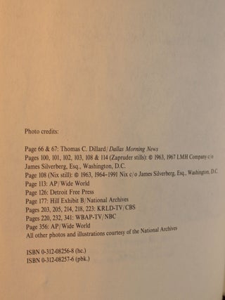 The Warren Commission Report on the Assassination of President John F. Kennedy