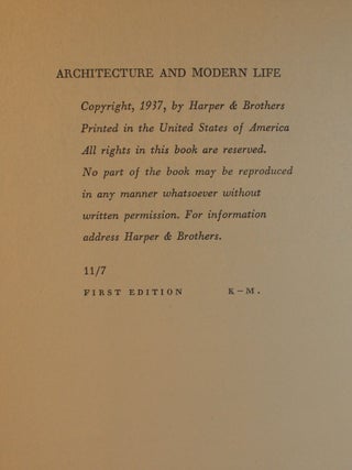Architecture and Modern Life