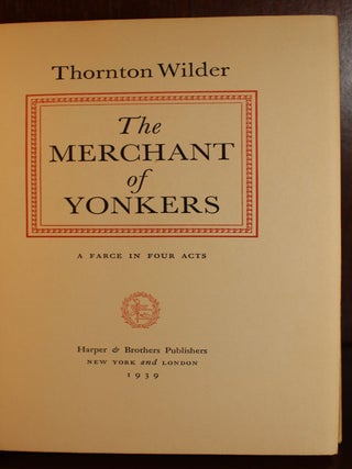 The Merchant of Yonkers SIGNED
