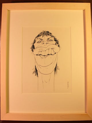 Item #3723 Mick Jagger Original Cover of The Rocket Magazine, The Rolling Stones. Philip Burke