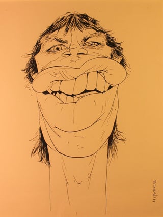Mick Jagger Original Cover of The Rocket Magazine, The Rolling Stones