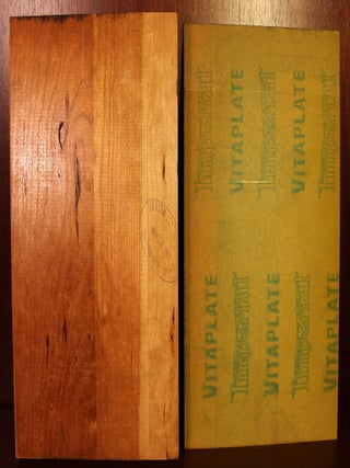 John F. Kennedy JFK Portrait Newspaper Printing Plate 1963 USA President