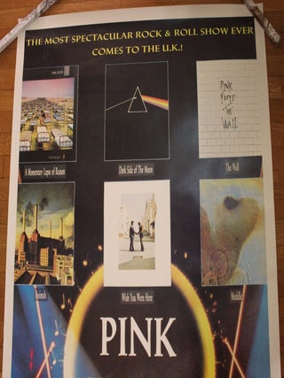 Pink Floyd Rare Concert Poster A Momentary Lapse of Reason 1988 Wembley London