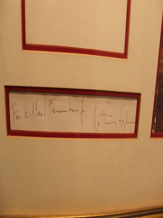 SIGNED Framed Program Letter Art Movies African Queen