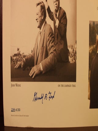 Gerald Ford SIGNED Limited Edition Poster US History World Leaders Politics