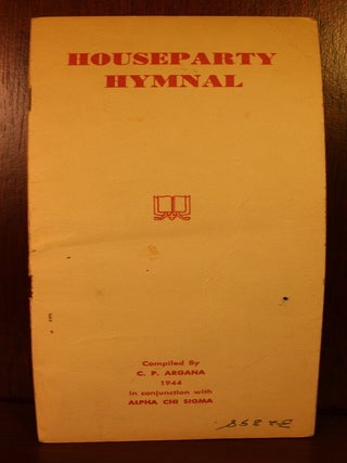 Item #3746 Houseparty Hymnal. C. P. Argana