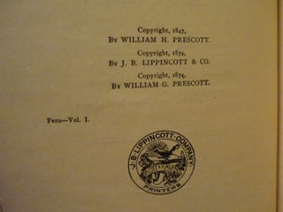 History of the Conquest of Peru