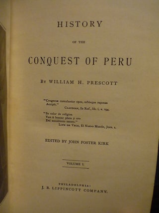 History of the Conquest of Peru