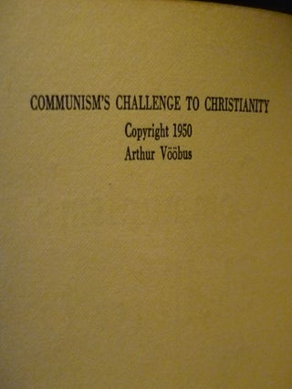 Communism's Challenge to Christianity