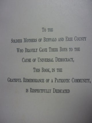 History of Buffalo and Erie County 1914-1919: Buffalo and Erie County In The World War