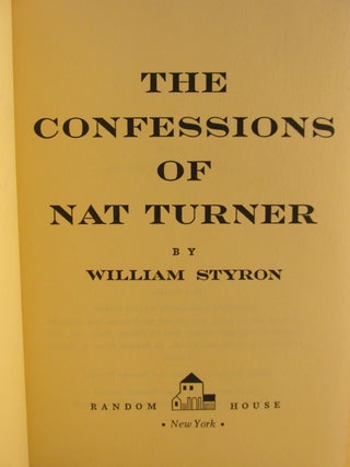 The Confessions of Nat Turner