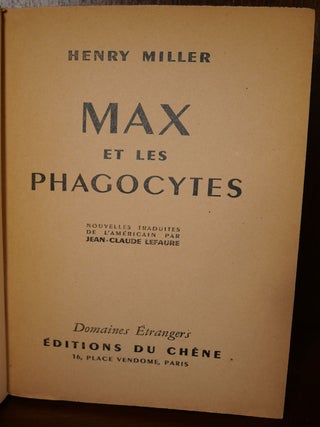 Max et Les Phagocytes (Max and the White Phagocytes)