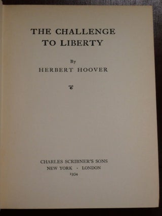 The Challenge to Liberty