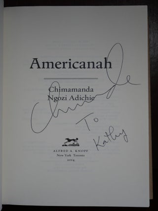 Americanah SIGNED