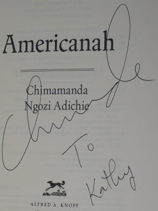 Americanah SIGNED