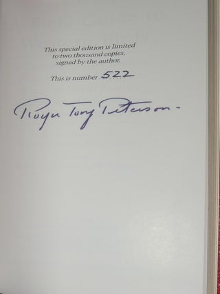 A Field Guide to Western Birds SIGNED
