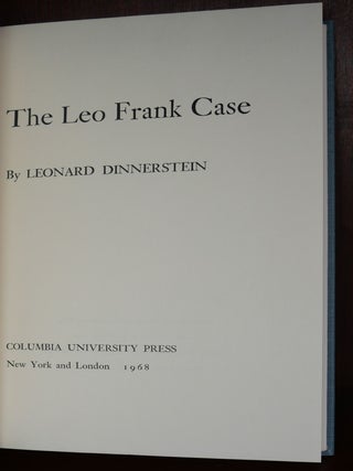 The Leo Frank Case