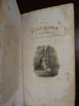The Polyglott Holy Bible, New & Old Testament. Wood, Castle, Seeley Family Bible