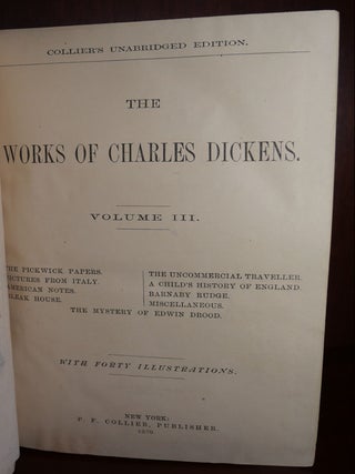 The Works of Charles Dickens Vol I & Vol. III