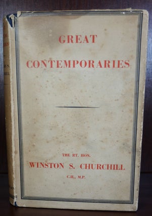 Item #4023 Great Contemporaries. Winston S. Churchill