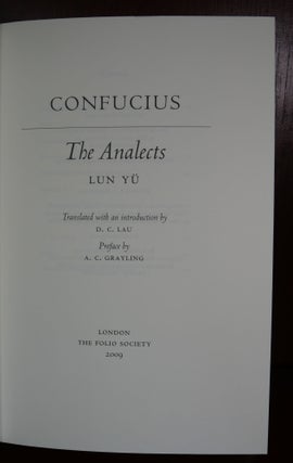 The Analects Lun Yu