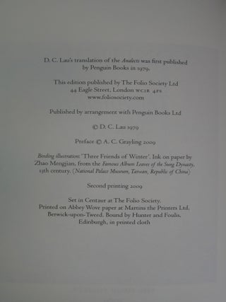 The Analects Lun Yu