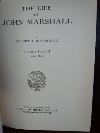 The Life of John Marshall