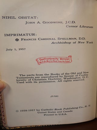 Saint Joseph Continuous Sunday Missal