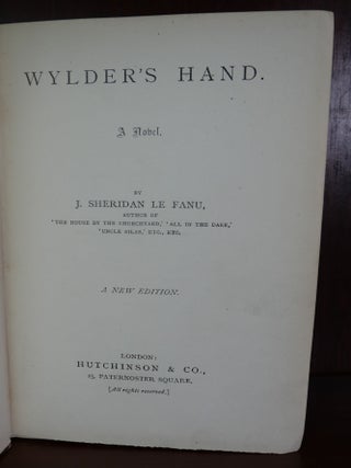 Wylder's Hand Annotated