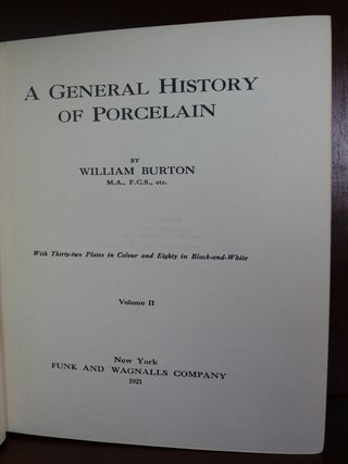 A General History of Porcelain Vol II