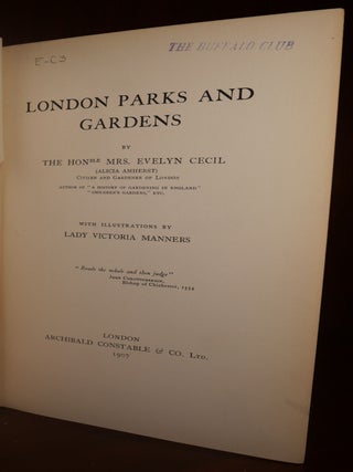 London Parks and Gardens
