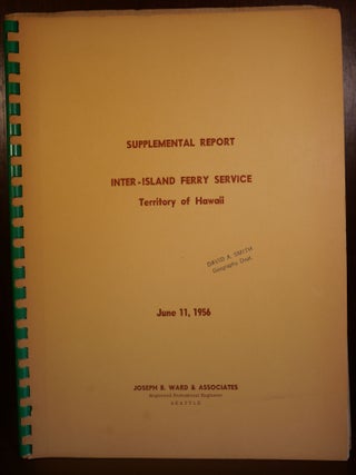 Hawaiian Inter-Island Ferry System Thesis, The Market for a New Inter-Island Ferry System