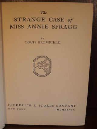 The Strange Case of Miss Annie Spragg