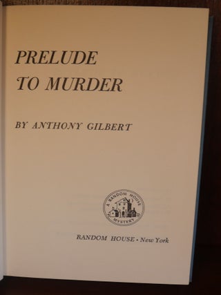 Prelude to murder