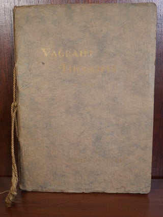 Item #4312 Vagrant Thoughts In Verse. James A. Ellis
