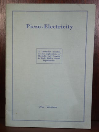 Item #4323 Microphone/Speaker Brochure. Piezo-Electricity