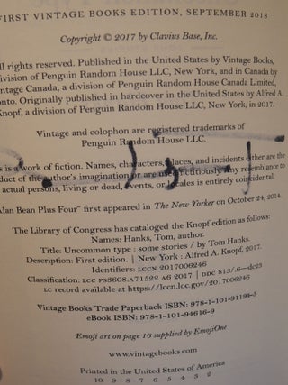 Uncommon Type Some Stories SIGNED