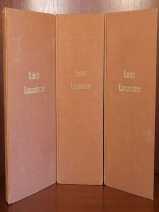 Kristin Lavransdatter in 2 Volumes
