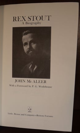 Rex Stout A Biography