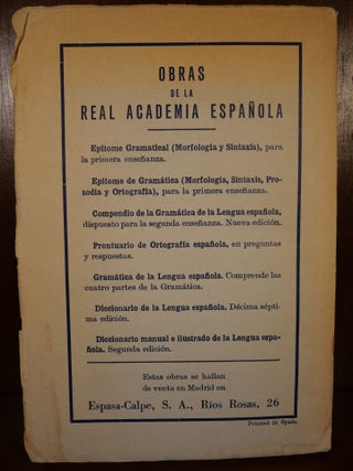 Gramatica De La Lengua Espanola