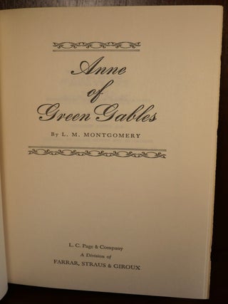 Anne of Green Gables