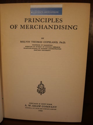 Principles of Merchandising